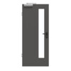 GARANT Rauchschutztür 10622-60 Ebony CePaL mit Lichtausschnitt LA-4 schlossseitig