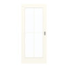 GARANT Schiebetür 0105-60 Pearl White CePaL mit Lichtausschnitt LA-3 Sprosse SP0