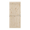 RADEX Schiebetür Loft Rustic E Kiefer Massivholz