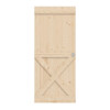 RADEX Schiebetür Loft Rustic X Fichte Massivholz