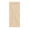 RADEX Schiebetür Loft Rustic XI Fichte Massivholz