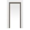 HUGA Schiebetürsystem in der Wand laufend Taupe Lack Basic mit Zarge
