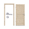 RADEX Innentür-Set Typ 6002-03 Kiefer Massivholz mit Zarge und Drücker