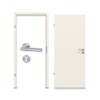 Innentür-Set Basic Dekor Weiß ähnl. RAL 9010 Dekorfolie 4.19 mit Zarge und Drücker