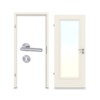 CLASSEN Innentür-Set Terra RAL 9010 Weißlack 3.12 mit Zarge und Drücker
