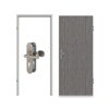 CLASSEN Wohnungseingangstür-Set Grigio Eiche CPL 4.1 mit Stahl-Blockzarge und Beschlag