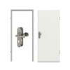 CLASSEN Wohnungseingangstür-Set Weiß RAL 9003 CPL 4.1 mit Stahl-Eckzarge und Beschlag