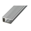 PROLINE PROVARIO Uni Abschlussprofil Aluminium 7-18mm eloxiert Silber 100cm