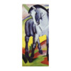 Franz Marc Reproduktion auf eigener Innentür Blaues Pferd 1