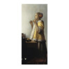 Johannes Vermeer Reproduktion auf eigener Innentür Junge Dame mit Perlenhalsband