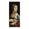 Leonardo da Vinci Reproduktion auf eigener Innentür Die Dame mit dem Hermelin