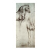 Leonardo da Vinci Reproduktion auf eigener Innentür Studie der Pferde
