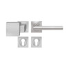 KARCHER DESIGN Verona ER37Q Edelstahl matt Quadratrosette Wechselgarnitur