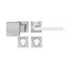 KARCHER DESIGN Verona ER37Q Edelstahl poliert/matt Quadratrosette Wechselgarnitur