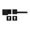 KARCHER DESIGN Montana ER54Q Kosmos Schwarz Quadratrosette Wechselgarnitur