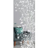 ERKELENZ Glasschiebetür Flowers 3 Mattierung mit Motiv matt