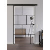 LIENBACHER GLAS Ganzglas Schiebetür Modell 649 Black Signature Klarglas