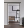 LIENBACHER GLAS Ganzglas Schiebetür Modell 650 Black Signature Klarglas