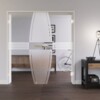 LIENBACHER GLAS Ganzglas Doppelflügeltür Modell 388 negativ Klarglas