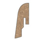 WICANDERS Kork Beige Hell Sockelleiste 50 (2400 x 50 x 20 mm)
