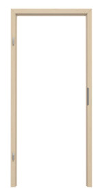 Frontansicht von GARANT Blockrahmen Authentic Sand CePaL mit runder Kante