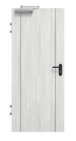 Frontansicht von GARANT Brandschutztür T30 Corona 851 Authentic Grigio CePaL