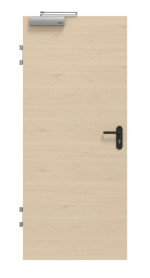 Frontansicht von GARANT Brandschutztür T30 Quer Authentic Sand GCK08
