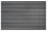 Top-Ansicht von Aluprofilmatte KLASSIK Brush BL01 schwarz - Entrada