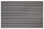 Top-Ansicht von Aluprofilmatte KLASSIK Rips T08PP braun / Brush BL01 schwarz - Entrada
