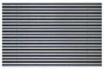 Top-Ansicht von Aluprofilmatte KLASSIK Rips T06PP blau/grau / Safe R01V schwarz - Entrada