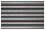 Top-Ansicht von Aluprofilmatte KLASSIK Rips T08PP braun / Safe R01V schwarz - Entrada