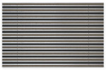 Top-Ansicht von Aluprofilmatte KLASSIK Rips T12PP sand / Safe R01V schwarz - Entrada