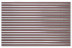 Top-Ansicht von Aluprofilmatte KLASSIK Safe R03V braun / Kratzleiste - Entrada