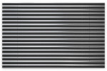 Top-Ansicht von Aluprofilmatte KLASSIK Safe R01V schwarz / Kratzleiste - Entrada