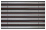 Top-Ansicht von Aluprofilmatte KLASSIK Safe R01V schwarz / Work B04 brau - Entrada
