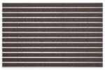 Top-Ansicht von Aluprofilmatte ROYAL Rips T08PP braun - Entrada