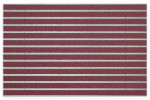 Top-Ansicht von Aluprofilmatte ROYAL Rips T09PP rot - Entrada