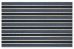 Top-Ansicht von Aluprofilmatte ROYAL Rips T06PP blau/grau / Safe R01V schwarz - Entrada