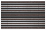 Top-Ansicht von Aluprofilmatte ROYAL Rips T08PP braun / Safe R01V schwarz - Entrada