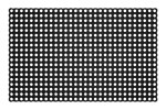 Top-Ansicht von Ringgummimatte Bee 22 schwarz 150 x 100 cm- Entrada