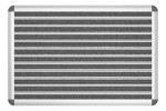 Top-Ansicht von Schuhabtreter HOME Rips T05PP grau 75 x 50 cm - Entrada