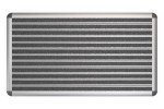 Top-Ansicht von Schuhabtreter HOME Rips T05PP grau 90 x 50 cm - Entrada