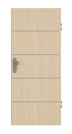 Frontansicht von GARANT Wohnungseingangstür Corona 830 Authentic Sand CePaL