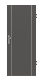 Frontansicht von GARANT Wohnungseingangstür Corona 851 Ebony CePaL