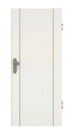 Frontansicht von GARANT Wohnungseingangstür Corona 851 Weiß Struktur Premium CePaL