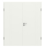 Frontansicht von CLASSEN Doppelflügeltür Dynamic 3.22 Weißlack RAL 9003 inkl. Zarge