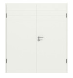 CLASSEN Doppelflügeltür Dynamic 3.25 Weißlack RAL 9003 inkl. Zarge