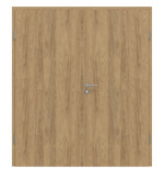 Frontansicht von CLASSEN Doppelflügeltür 4.1 Hickory Eiche CPL inkl. Zarge