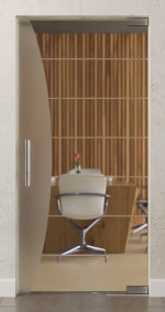 Bild von Amara Motiv matt Glaspendeltür DORMA Mundus BTS Variante 1 - Erkelenz