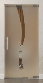 Bild von Bergamo Motiv klar Glaspendeltür DORMA Mundus BTS Variante 1 - Erkelenz